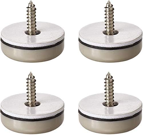9452 1-Inch Round, Adhesive Slide Glide Furniture Sliders, 8-Pack (Four Pack)