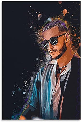 Toile Tableau 40x50cm sans Cadre DJ Snake Poster et Art Mural Chambre familiale Moderne Chambre d'enfants Cover