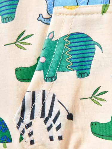 Image of Akyzic Baby Boys Dinosaurs Hoodie Boys Shark Pullover with Pocket Kids Truck Warm Sweatshirt Sweater