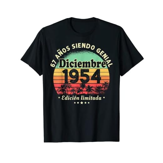 Diciembre 1954 Cumpleaños nacen Diciembre De 1954 Regalo Camiseta
