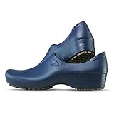 Sticky SSW-US-AZM-11 Nursing Shoes Women - Chefs - Kitchen - Nurses - Clogs for Work - Waterproof Non Slip (Navy Blue, 11)