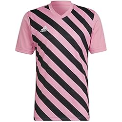 adidas Entrada 22 Graphic Jersey T-Shirt, Men's, Semi Pink Glow/Black, M