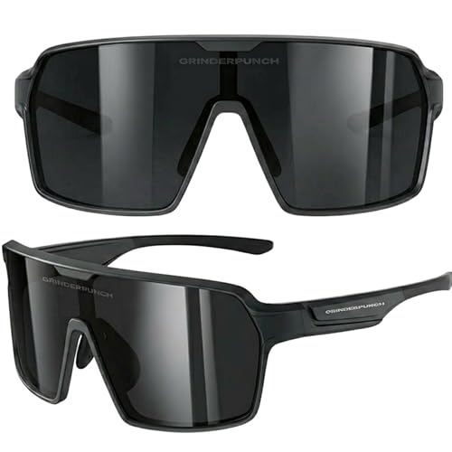 Image of grinderPUNCH Polarized Sports Sunglasses for Men Women UV Protection Shades for Baseball Running Cycling Skiing & Pickleball