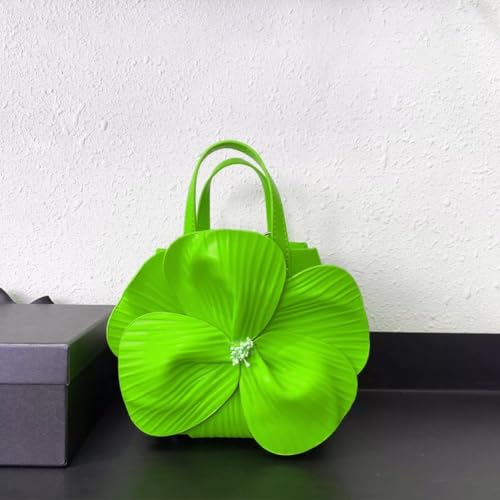 Image of Mini Flower Evening Purse Floral Clutch Purses for Women PU Leather Evening Handbag with Chain Wedding Party Prom