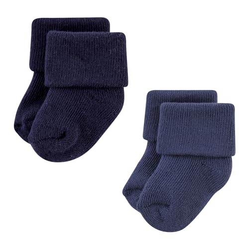 Image of Hudson Baby Baby 8-pack Cotton Rich Newborn and Terry Socks