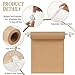 Retractable Kraft Paper Roll Holder - 15.5-27.5 Inch Adjustable Tabletop Clamp-On Dispenser, Wrapping Paper Clamps for Art Supplies, Drafting, Wrapping & to-Do Lists, White