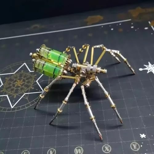 Modelo de metal de araña mecánica en rompecabezas 3D de diseño 4