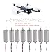 XIITIA 8pcs 8520/8.5x20mm Motor 15000KV Brushed Motors + 8pcs 55MM CW CCW Propeller for Model Aircraft/UAV/Quadcopter/Toy Aircraft, etc