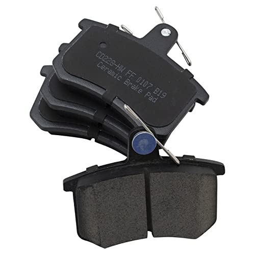 Image of TRQ Rear Brake Pad and Rotor Set Ceramic Calipers Compatible with 1998 Audi A6