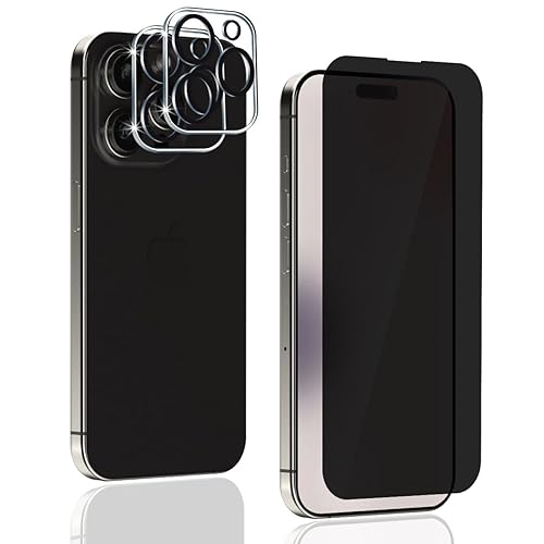 y1+2ziPhone 15 Pro Max KXtB `h~ (1) + 15 Pro Max JtB (2) SʕیtB vCoV[ی J Y یJo[ Ɏq yE̂h~ 2.5D 