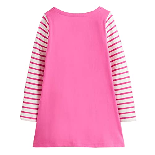 Youlebao Toddler Girl Clothes Long Sleeve Autumn Winter Girls Dresses for Kids 2-7 Years2