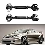 Pair Left & Right Adjustable Rear Alignment Camber Control Arm Suspension Kit Compatible With Honda Civic 2001-2005 & Acura RSX EL 2001-2005