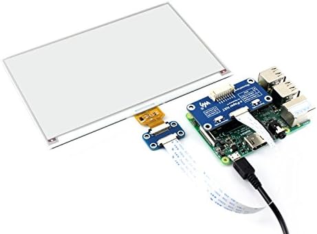 IBest 7.5inch E-paper Display HAT Module 640x384 Resolution 3.3V/5V Two-Color E-ink Display epaper Screen for Raspberry Pi/Jetson Nano/Arduino/STM32 Support Full Refresh, SPI Interface