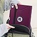 Fintie Rotating Case for iPad Air 13-inch (M3) 2025, (M2) 2024-360 Degree Swiveling Protective Stand Cover with Pencil Holder, Auto Wake/Sleep, Purple