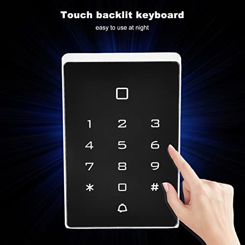 Teclado de entrada de painel de toque, alta durabilidade 2.000 usuários Teclado de controle de acess