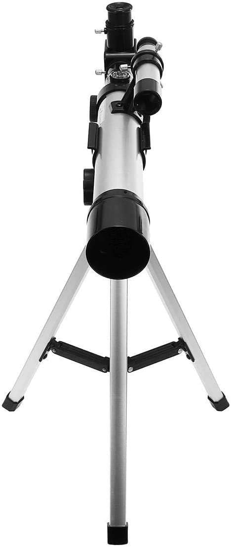 Telescope for Astronomy Beginners with Sturdy Steel Tripod 90mm Astronomical Refractor Telescope for Adults Great Astronomy Gift for Kids to Explore Moon and Planets