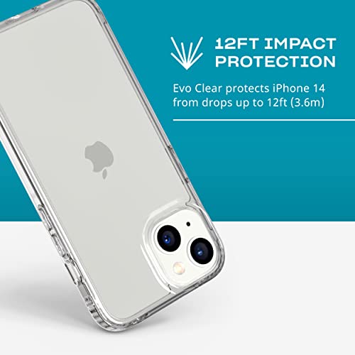 tech21 iPhone 14 Evo Clear – Scratch-Resistant, Shock-Absorbing Clear Phone Case with 12ft Multi-Drop Protection tech21 iPhone 14 Evo Clear – Scratch-Resistant, Shock-Absorbing Clear Phone Case with 12ft Multi-Drop Protection