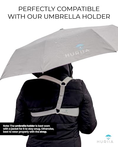 Image of Straps - 42 inch and 12 inch long double hook n loop self attaching straps. For use with the Wearable hands-free umbrella holder