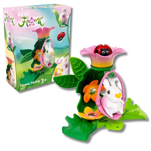 BRIO Flora - L'altalena Floreale di Azalea|Giocattolo per Bambini 3+ Anni| Giochi Bambina E Bambini | Playset di Gioco Libero per stimolare la Fantasia | Regalo Bambina 3 Anni E più