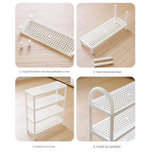 Étagère à chaussures fine pour entrée et chambre à coucher Nizer - 8