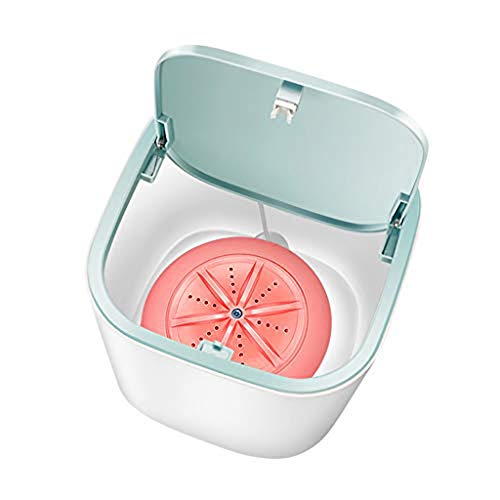 Portable Washing Machine, Folding Fully Automatic Laundry Machine, Turbine Washer, USB Cable, Low Noise, Mini Washing Machine for Camping,