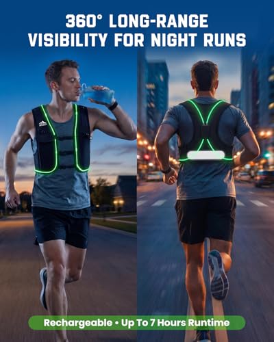 Image of Zelvot Running Vest for Women Men, Adjustable Running Phone Holder Vest, US Patent, Running Hydration Vest with 500ml Soft Flask, Reflective Running Backpack for Hiking