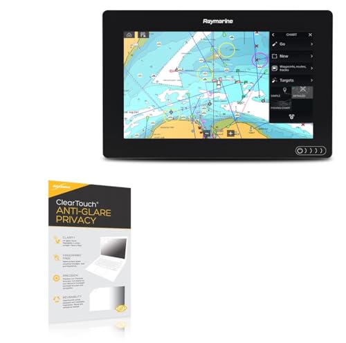 BoxWave Screen Protector Compatible with Raymarine Axiom 9 - ClearTouch Anti-Glare Privacy (2-Pack), Privacy Screen Protector Flexible Film Anti-Glare
