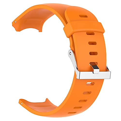 KINOEHOO Bracelet de montres Compatible avec Garmin Approach S3 GPS Bracelets de remplacement en Silicone.(Orange) Cover