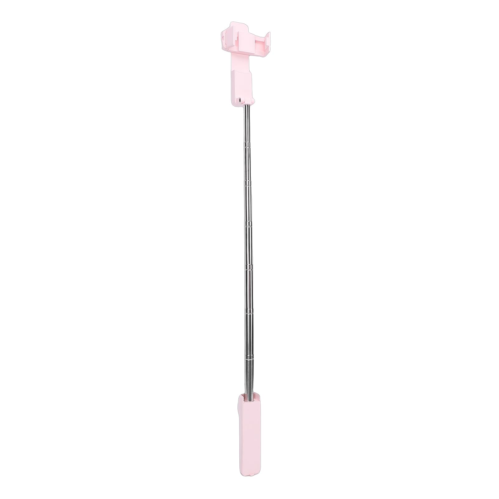 Portable Extendable Selfie Stick for Photo Video Vlog Live Streaming 360 Degree Rotating (Pink)