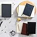 C.R. Gibson Large Brown Leather Journal Notebook, 6.5
