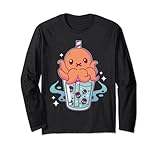 pulpo kawaii anime Perfecto para adolescentes y adultos que aman los atuendos estéticos bubble goth, cute goth y menhera vaporwave. Bonita idea de regalo kawaii para Navidad o cumpleaños para la hija, hermana, hijo o hermano.