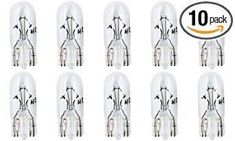 CEC Industries #194R (Red) Bulbs, 14 V, 3.78 W, W2.1x9.5d Base, T-3.25