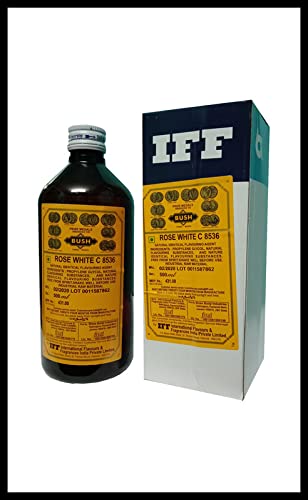 Image of Nithi Foods, IFF, Rose White C 8536 - 500ml (commonly Used in Baking, Beverages, Confectionery, ice Cream, Desserts, and Savory Dishes)