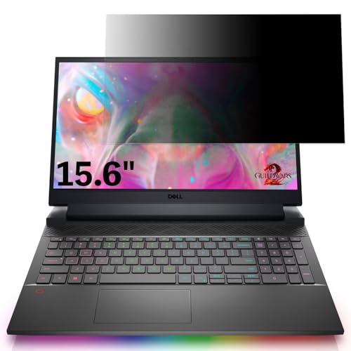 Dell G15 SE 15.6�C���` 16:9 �Ή� �`�����h�~�t�B���� �v���C�o�V�[�t�B���^�[ �u���[���C�g�J�b�g ���˖h�~ PC �p�\�R�� ���j�^�[ �̂������h�~ ��ʕی� �ی�V�[�g ���E�ȒP ���ʎg�p