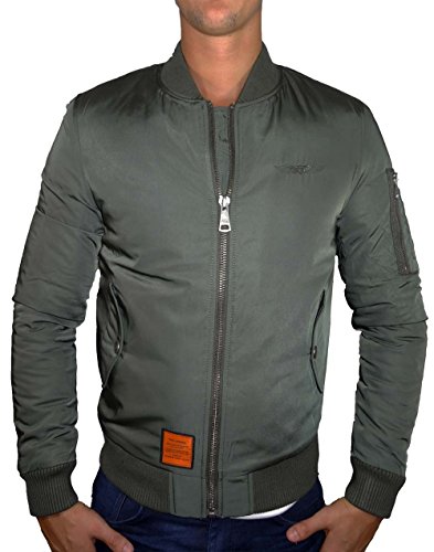 Bombers Original, Blouson Homme, Vert-Grün (Kaki 3), Large