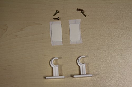 nodeko Klebehaken für Gardinenstange 2 Stück Cover
