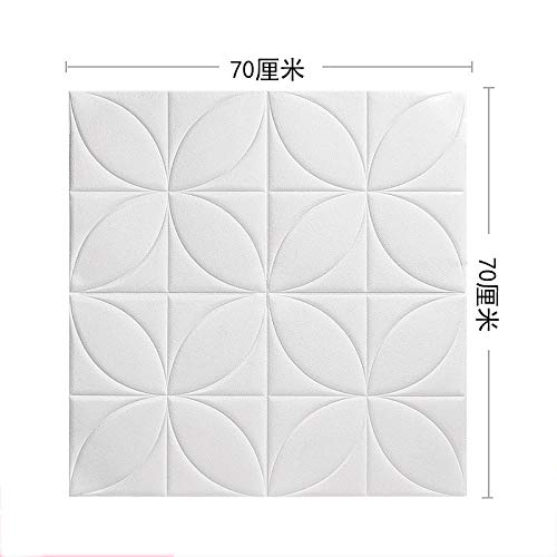 Vinilo Para Cocina/Pared,Papel Tapiz 3D Etiqueta De Pared Tridimensional Rollo Papel Tapiz De Espuma Autoadhesivo Etiqueta Deslizable-A5_70X70Cm