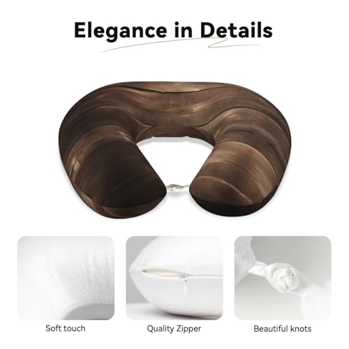 Almohada de espuma viscoelástica U para cuello 25 cm miniatura 4