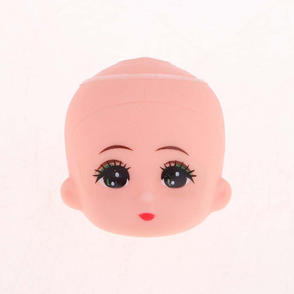 10 Stück Puppenkopf Skulptur Mini Babypuppe Kopf Modelliert Kopf Ersatzteile Bastelbedarf Zubehör für DIY Hobby Spielzeuggestaltung