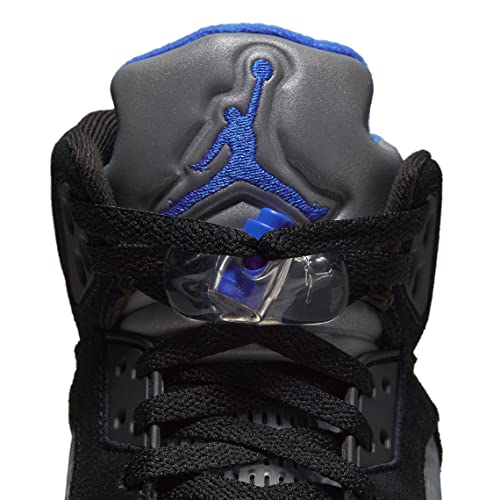 Masculino Jordan 5 Retro Racer Azul Preto/Azul Racer (CT4838 004), Preto/Racer Azul refletor Si, 12