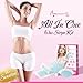 Beauty7 Eyebrow Wax Strips, 88pcs All in One Body Wax Strips, Lip Waxing Strip, Bikini Legs Arms Facial Wax Strip, Hair Removal with 8 Calming Oil Wipes, for All Skin Types Women