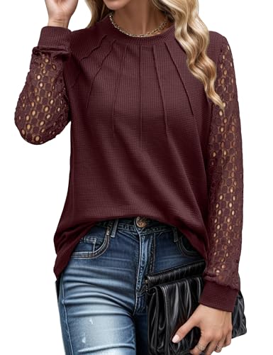 IWOLLENCE T-Shirt Damen Tunika Festliche Oberteile zur Hochzeit Bluse...