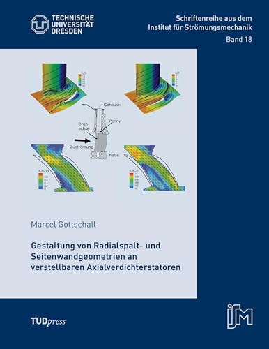 Gestaltung von Radialspalt- und Seitenwandgeometrien an verstellbaren Axialverdichterstatoren