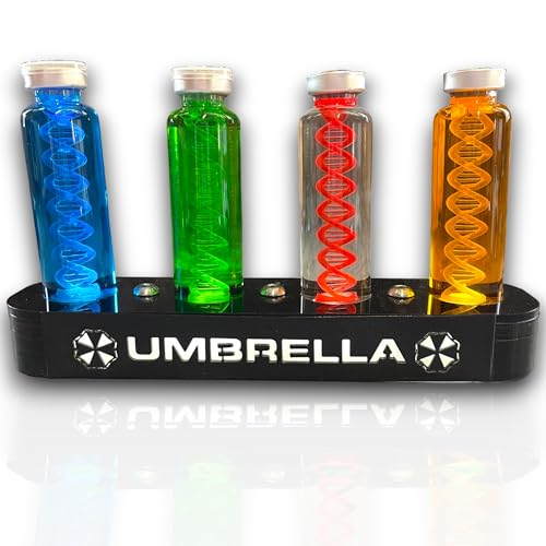 Bild: ELACE Display fr Flschchen mit LED-Hintergrundbeleuchtung des Logos, Darstellung eines Virus, fr die Verwendung von Fanartikeln, Cosplay, Sammlung (nur Ausstellungsstnder ? Phiolen nicht im fr 38,99 EUR bei amazon.de