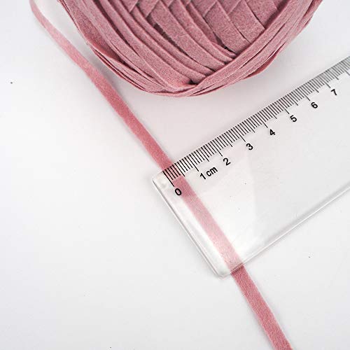 Image of NICEEC 3 Skeins Kraft Paper Yarn 474yds /5.3oz - Pink | Crochet & Knit, DIY Project Starter Kit，Handbag，Sun Hat，Shoes， Shopper Bag