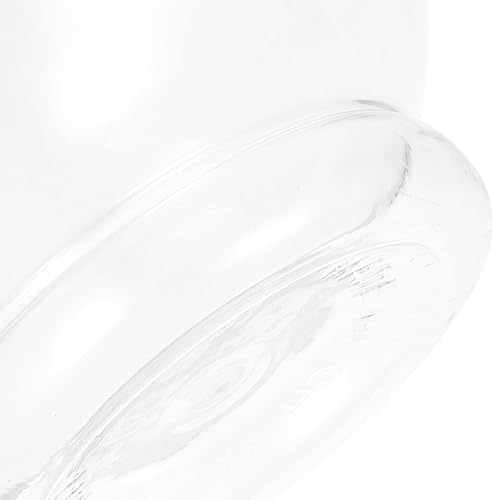 Miniatura 3 de Alipis 3 peceras de plástico, color oro transparente, inastillable, pequeño, para acuario, redondo, multiusos, para pecera, beber, soporte para