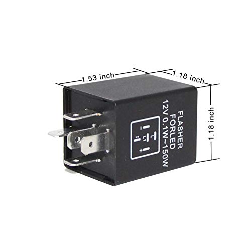 Alla Lighting 5-Pin Ep27 Fl27 Electronic Led Flasher Relay Fix For Led Turn Signal Bulbs Hyper Flash Fix #TOP1