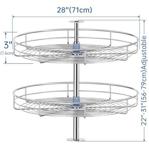 Jowboow 28 Inch Lazy Susan Turntable For Cabinet thumb #4