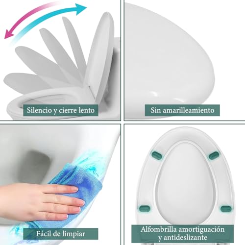 Opiniones de Tazas para inodoro los preferidos por los clientes. 3 Imagen adicional