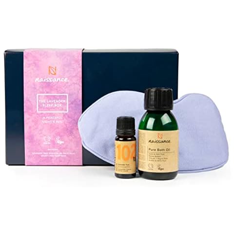 Set Descanso y Relajación de Naissance con Aceite de Lavanda y Antifaz de Bambú Cover